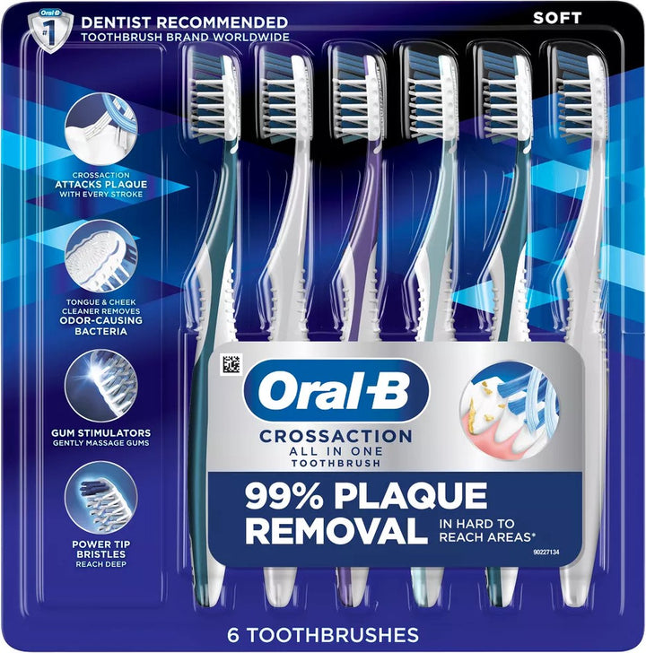 Oral-B Pro Health CrossAction All in One Soft Toothbrushes
