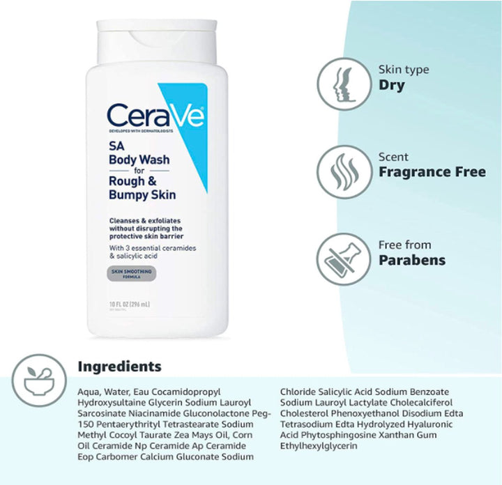 CeraVe - Body Wash met Salicylzuur - 296ml