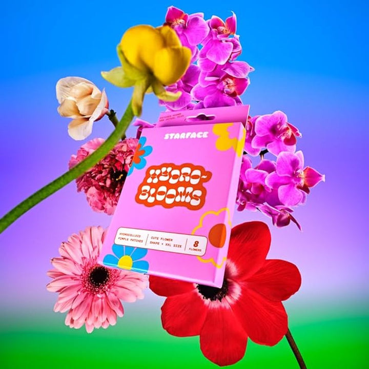 Starface Hydro-Blooms - XXL-formaat voor grotere vlekken op gezicht en lichaam - Leuke bloemvormen