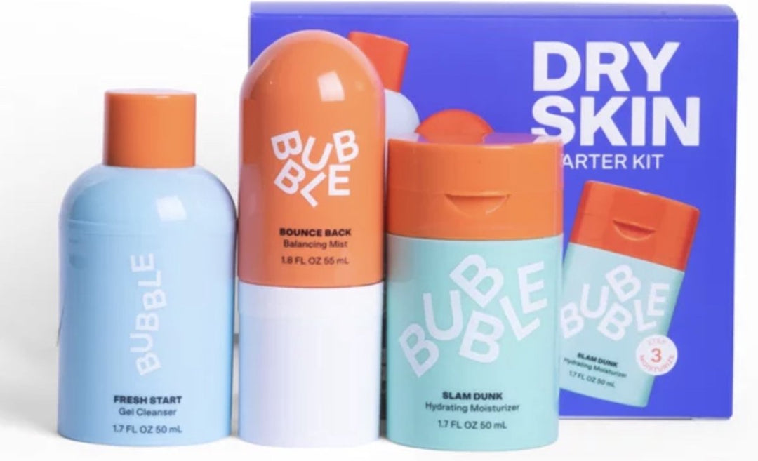 Bubble - Skincare 3-Step Hydrating Routine Bundle - for Normal to Dry Skin