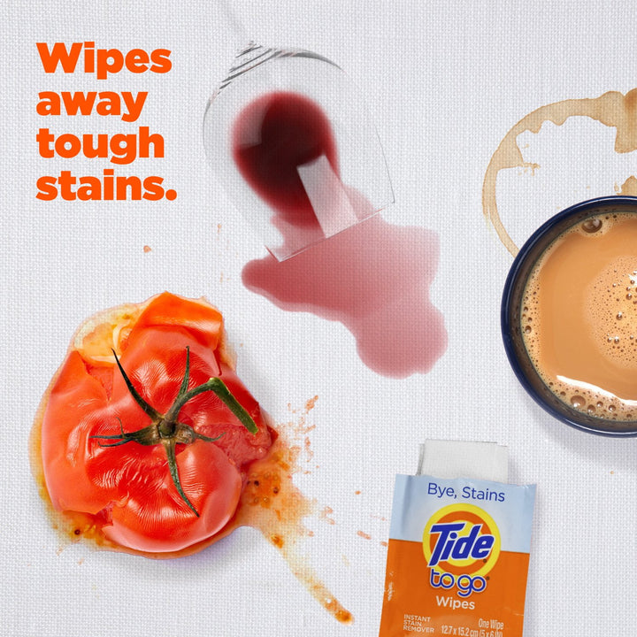 Tide To Go Instant Stain Remover Wipes