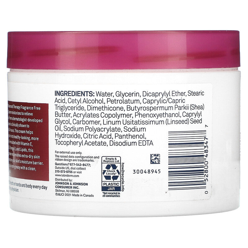 Lubriderm- Advanced Therapy, Moisturizing Cream, Fragrance Free -453 g
