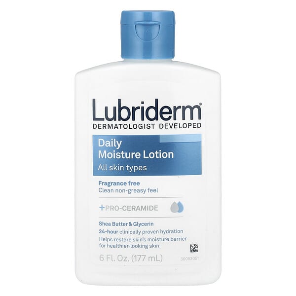 Lubriderm Daily Moisture Lotion - Alle huidtypen - Parfumvrij - 177 ml