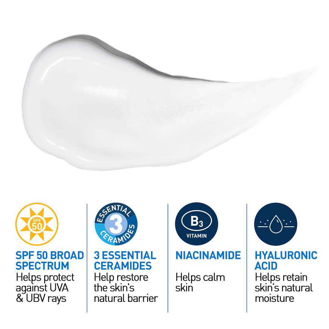 CeraVe - AM Moisturizing Face Lotion with SPF 50 - 89ml