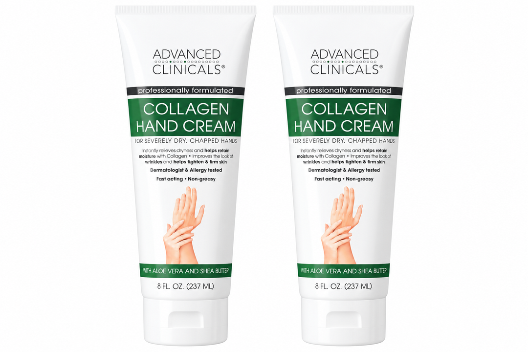 Advanced Clinicals Collagen Hand Cream for Dry Hands