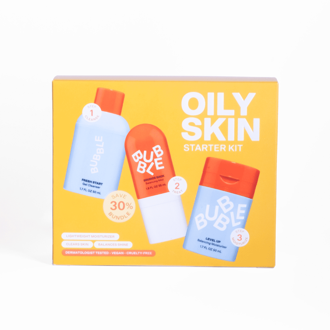 Bubble - Skincare 3-Step Balancing Bundle - for Normal to Oily & Combo Skin