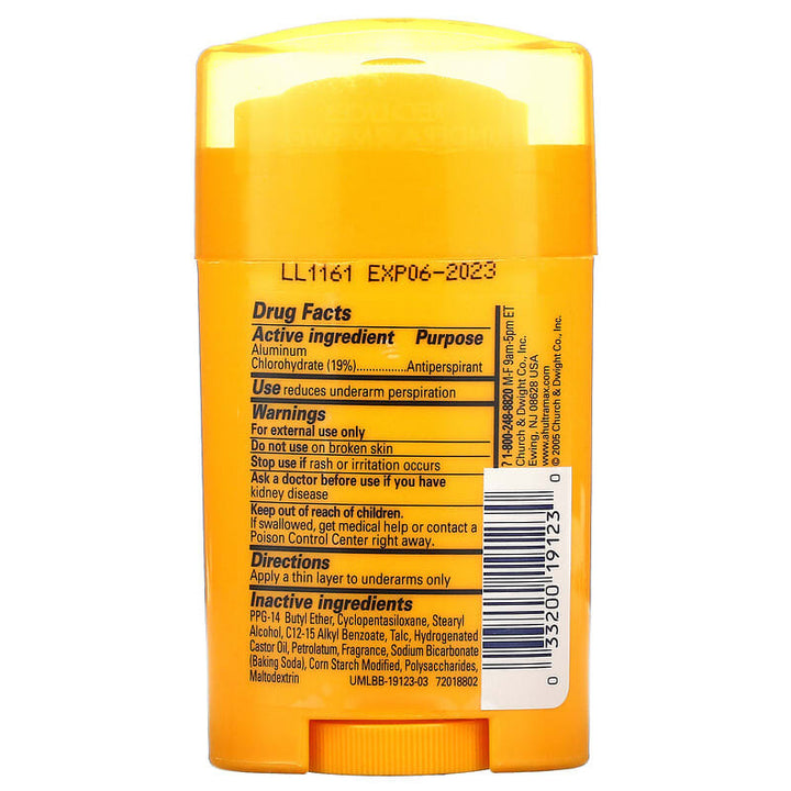Arm & Hammer, UltraMax, Solid Deodorant, Powder Fresh 28 g
