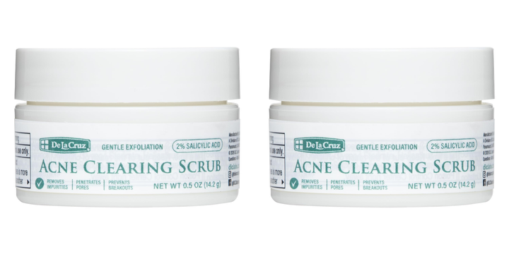 De La Cruz 2% Salicylic Acid Acne Clearing Scrub