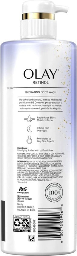 Olay - Cleansing & Renewing  Body Wash - Retinol - 591ml