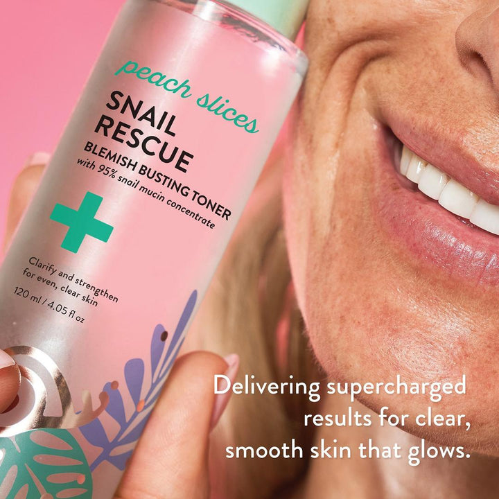 Peach Slices - Snail Rescue Blemish Busting Toner - 120 ml