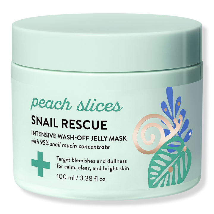 Peach Slices - Snail Rescue Intensive Wash-Off Jelly Mask - 100ml
