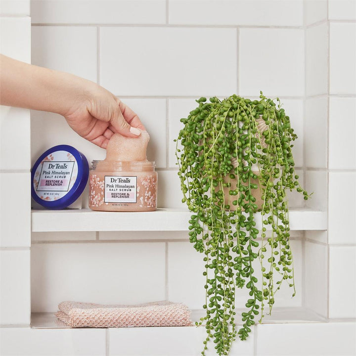 Dr Teal's Restore & Replenish Pink Himalayan Sea Salt Scrub