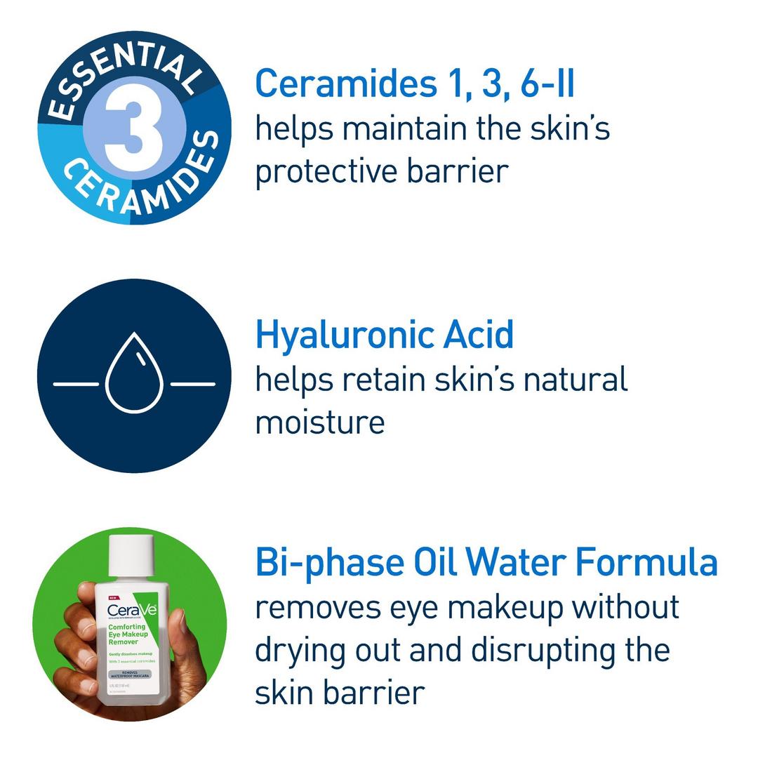 CeraVe - Oogmake-upremover met hyaluronzuur - 118 ml