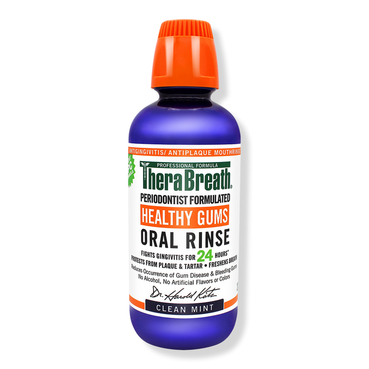 TheraBreath Healthy Mondwater - Mondspoeling - Mondwater - Spoelmunt - 1 Liter