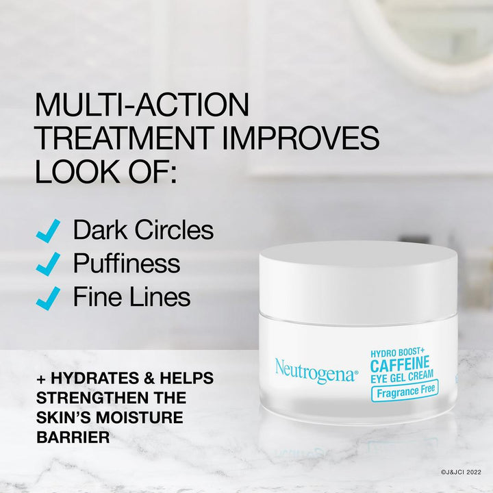 Neutrogena Hydro Boost + Caffeine Eye Gel Cream - Fragrance Free