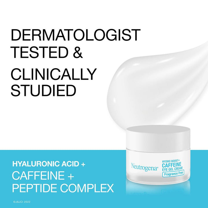 Neutrogena Hydro Boost + Caffeine Eye Gel Cream - Fragrance Free