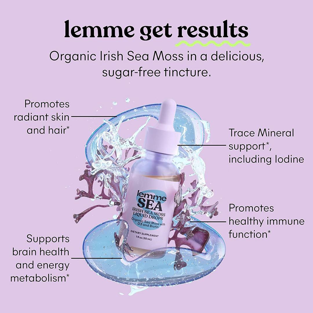 Lemme Sea Moss: Irish Sea Moss Beauty Liquid Drops