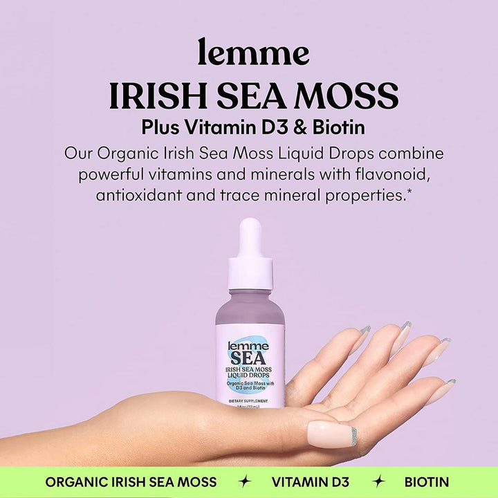 Lemme Sea Moss: Irish Sea Moss Beauty Liquid Drops
