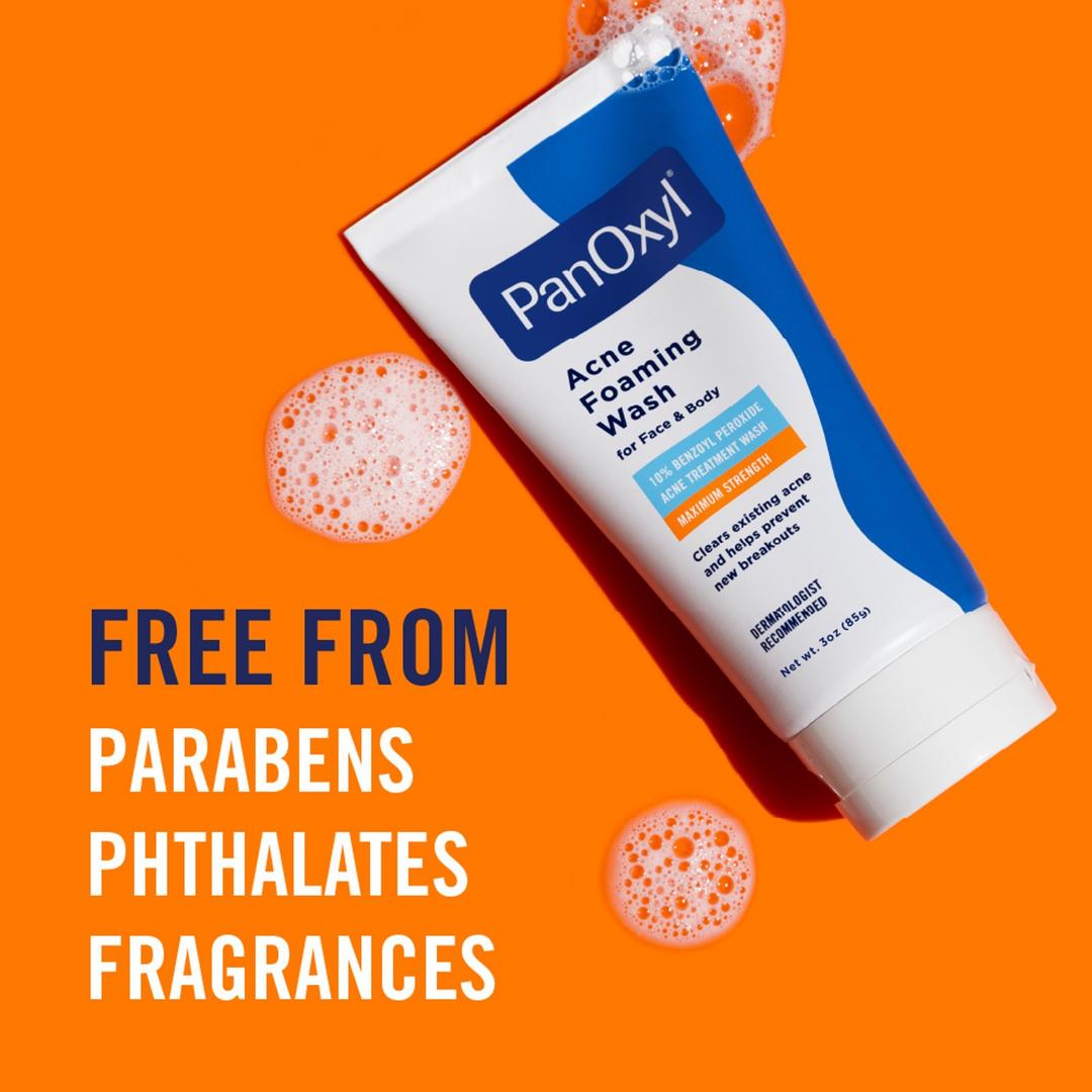 PanOxyl - Acne Foaming Wash with 10% Benzoyl Peroxide - 85 g