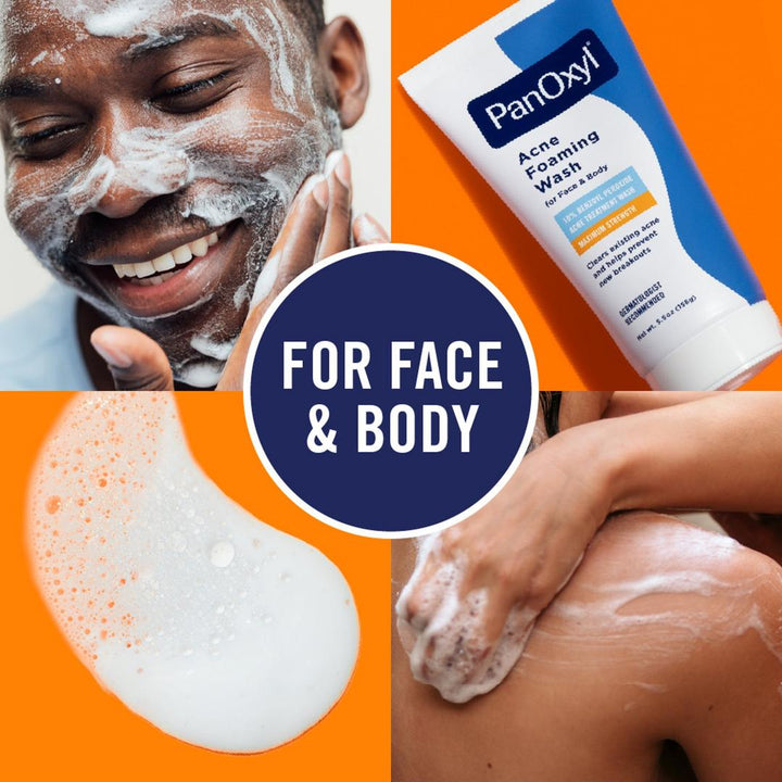 PanOxyl - Acne Foaming Wash with 10% Benzoyl Peroxide - 156 g