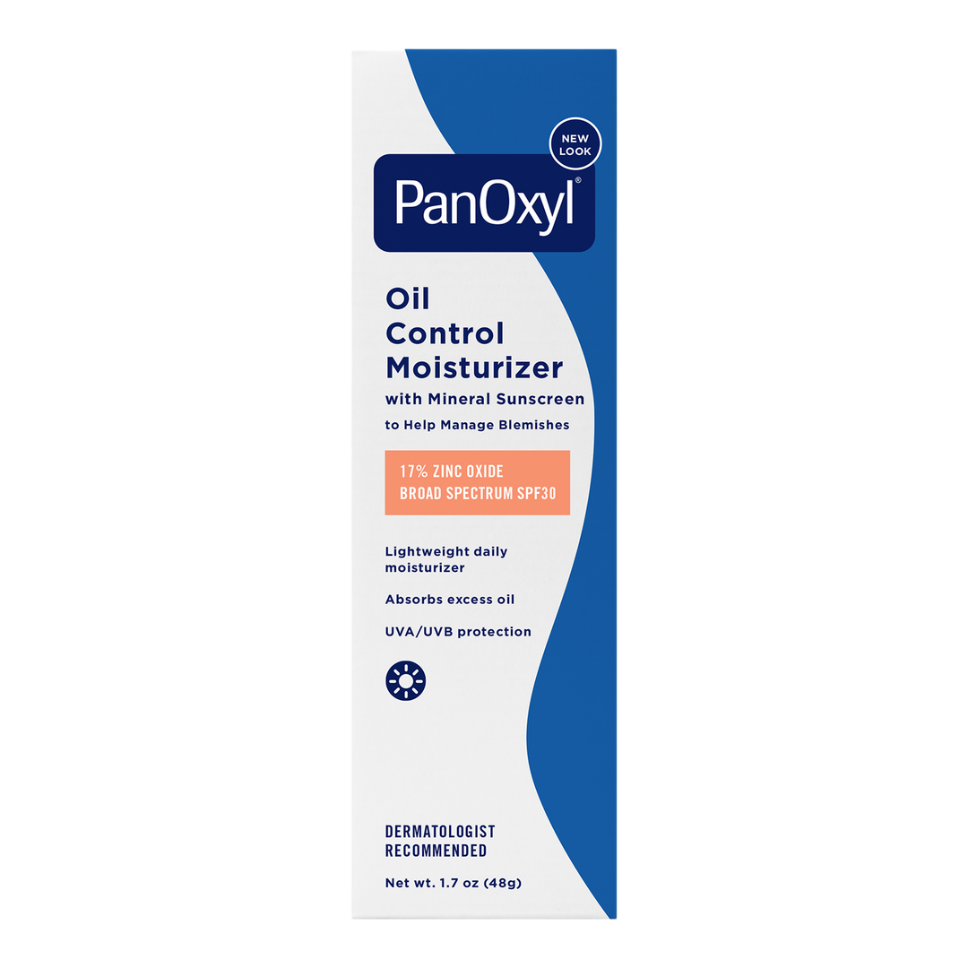 PanOxyl Oil Control Moisturizer with Broad Spectrum SPF 30 Mineral Sunscreen