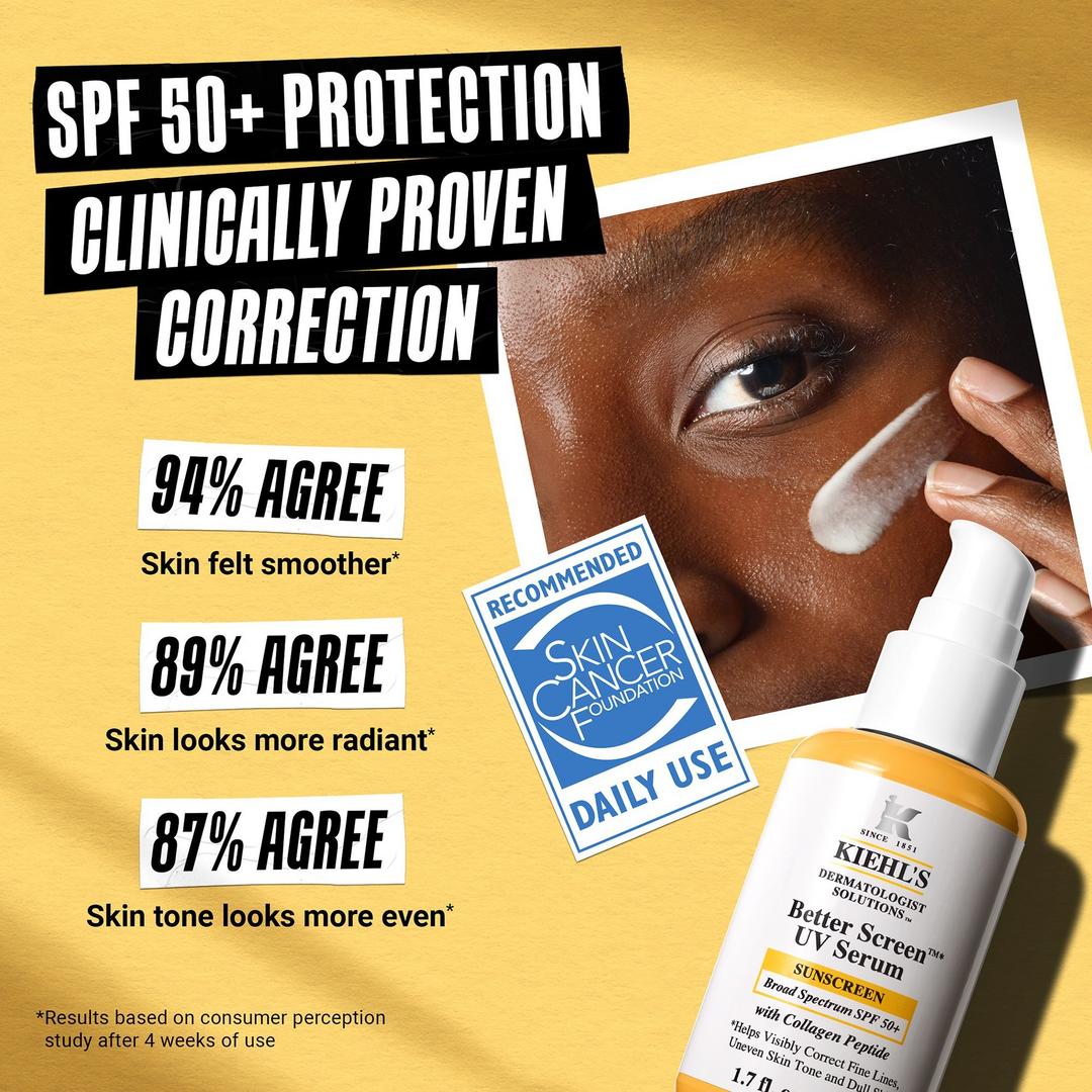Kiehl's Better Screen UV Serum Sunscreen SPF 50+