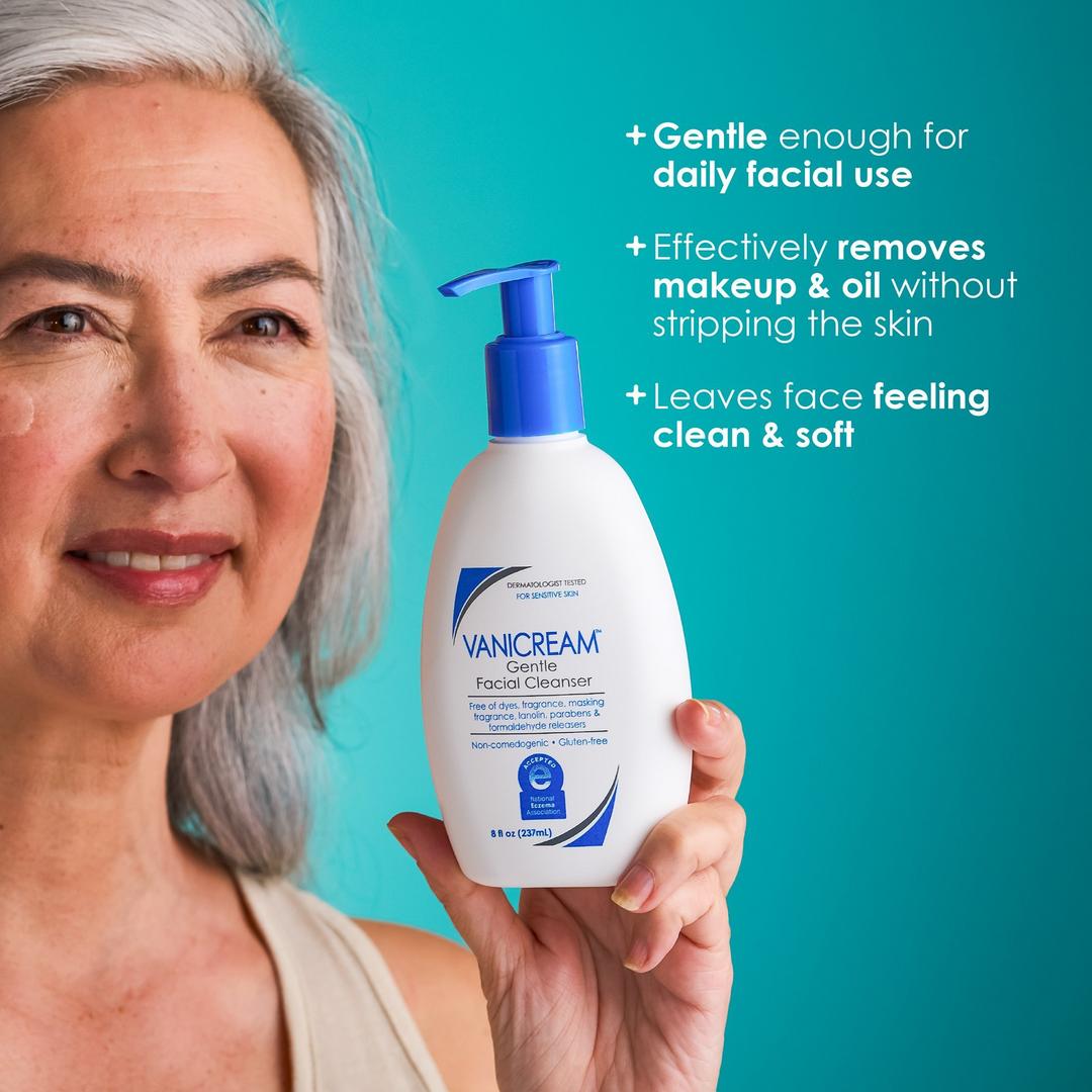 Vanicream Gentle Facial Cleanser for Sensitive Skin