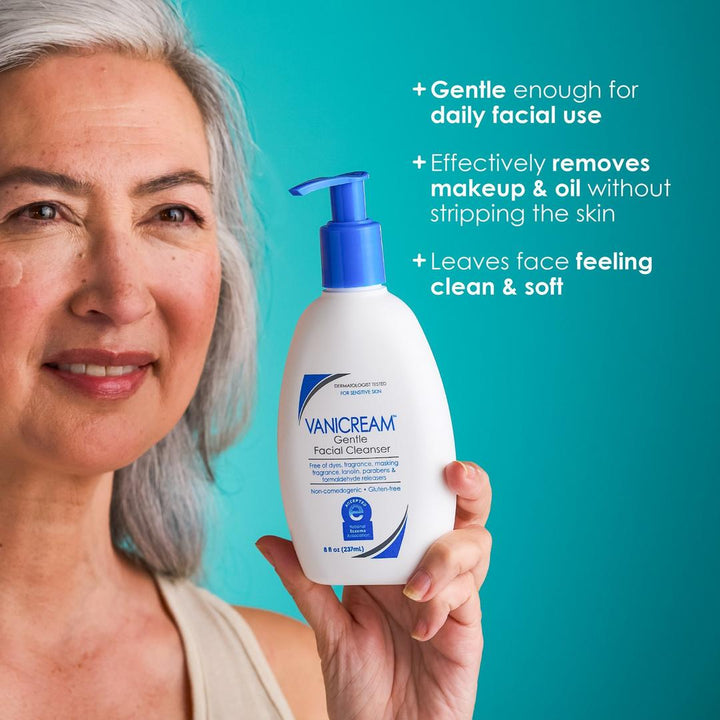Vanicream Gentle Facial Cleanser for Sensitive Skin