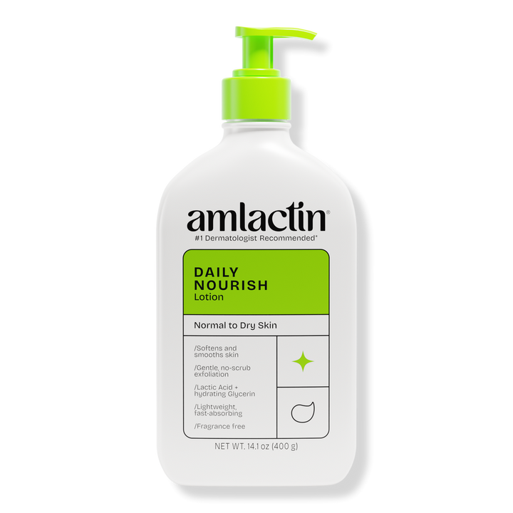 AmLactin - Dagelijkse hydraterende lotion voor de droge huid - 2-in-1 exfoliator met 12% melkzuur - 225g