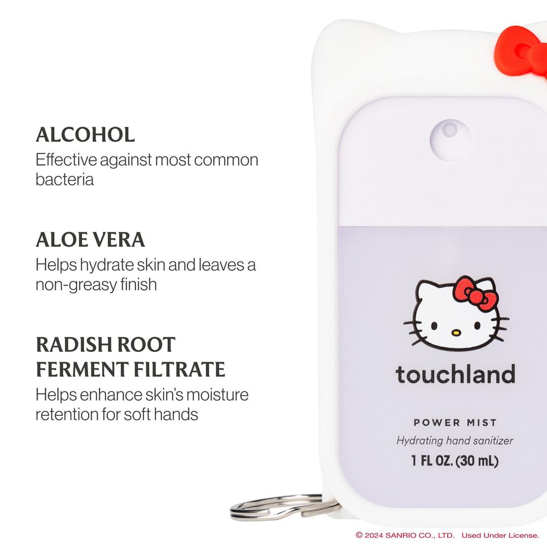 Touchland x Hello Kitty Berry Bliss Hand Sanitizer 2-Piece Set