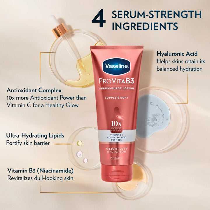 Lotion Sérum Burst Vaseline Pro VitaB3