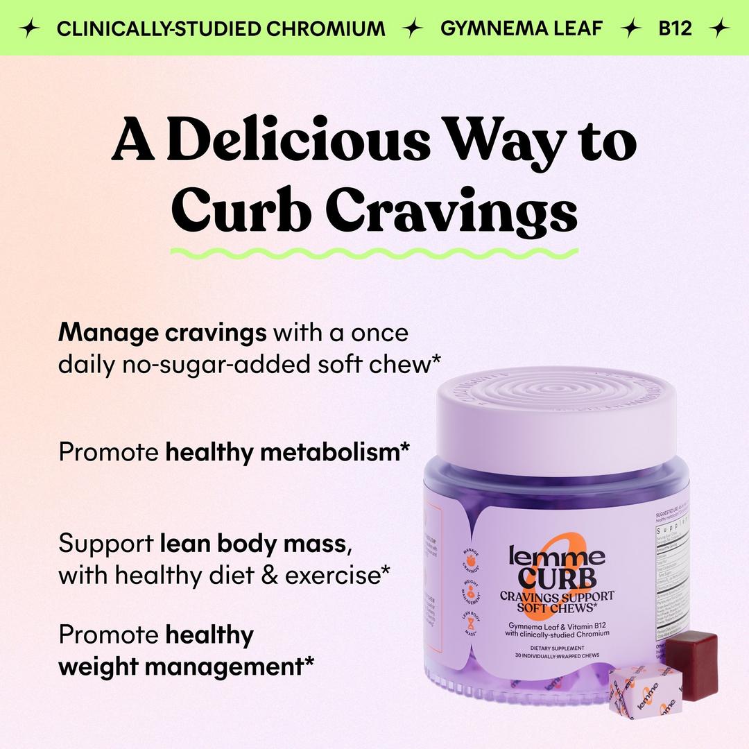 Lemme Curb Chews: Cravings Support Soft Chews