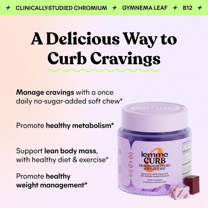 Lemme Curb Chews: Cravings Support Soft Chews