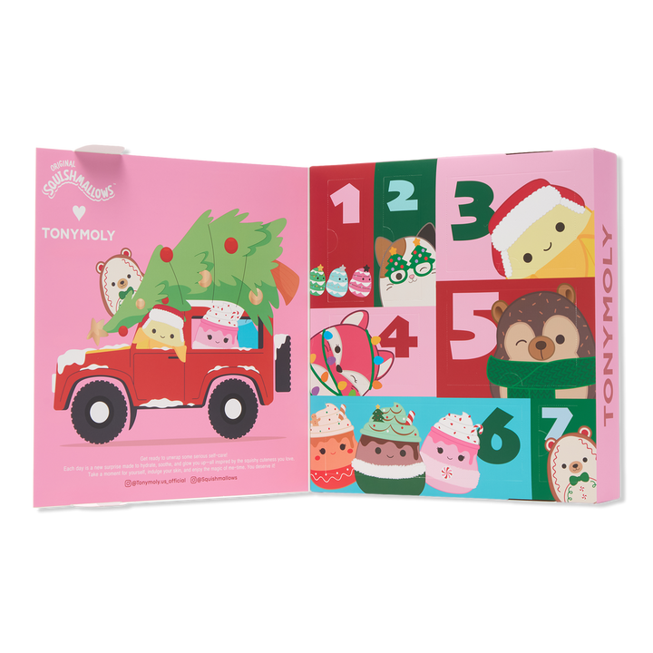 TonyMoly Squishmallows 7 Day Holiday Advent Calendar