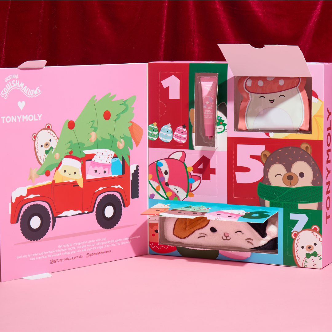 TonyMoly Squishmallows 7 Day Holiday Advent Calendar