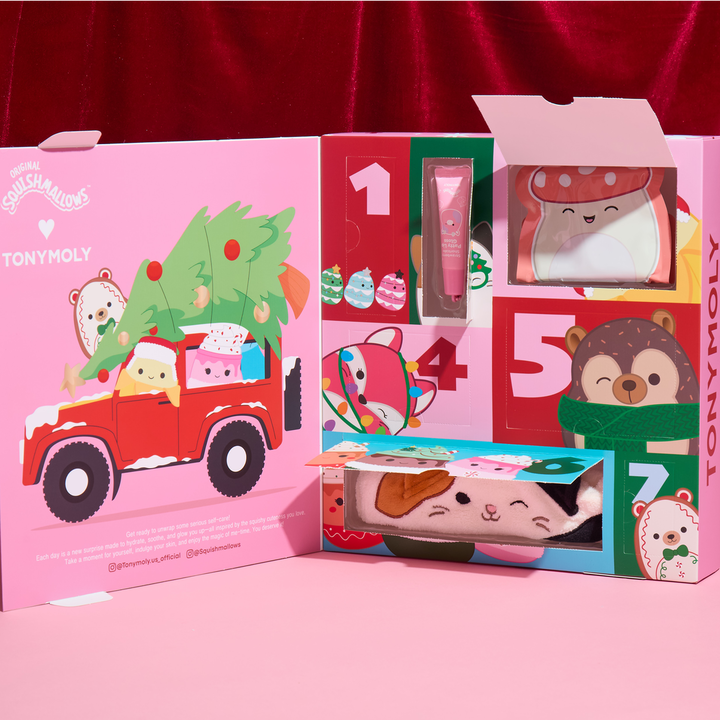 TonyMoly Squishmallows 7 Day Holiday Advent Calendar
