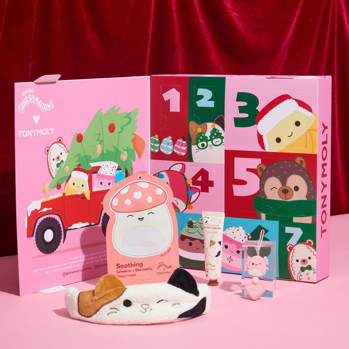 TonyMoly Squishmallows 7 Day Holiday Advent Calendar