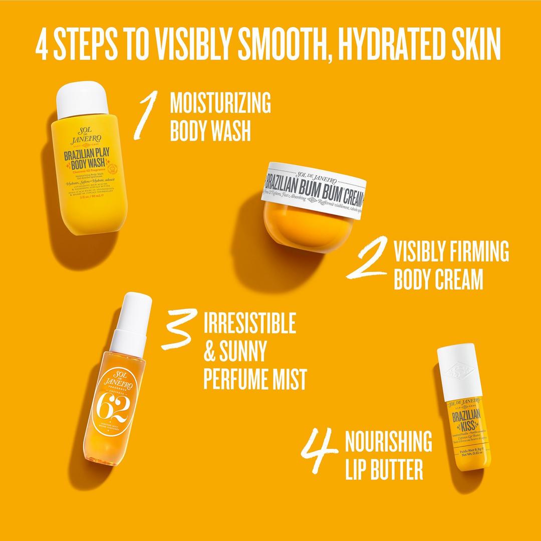 Sol de Janeiro Smooth & Glow Bum Bum Body Routine Gift Set