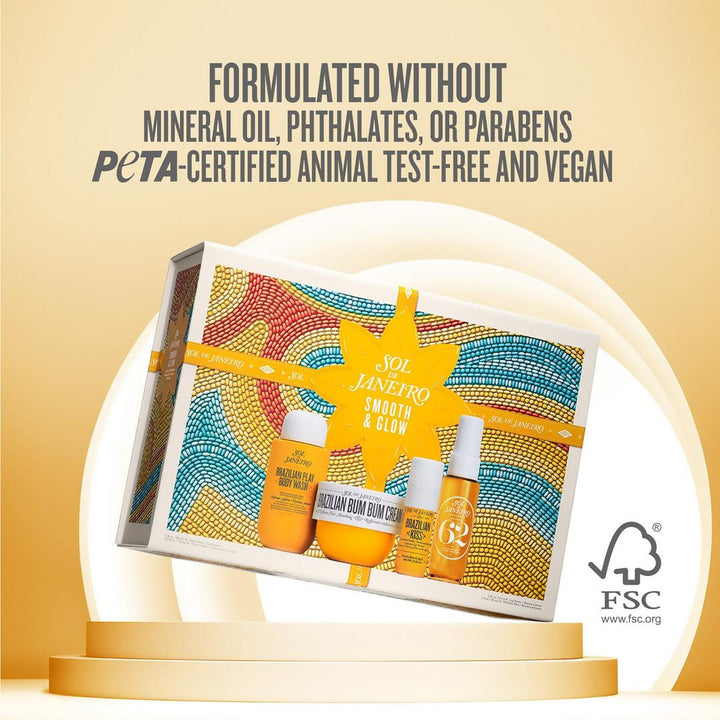 Sol de Janeiro Smooth & Glow Bum Bum Body Routine Gift Set