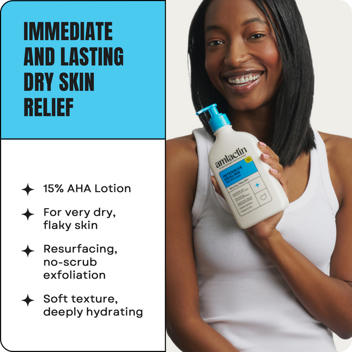 Crème cicatrisante intensive AmLactin avec 15 % d'acide lactique AHA
