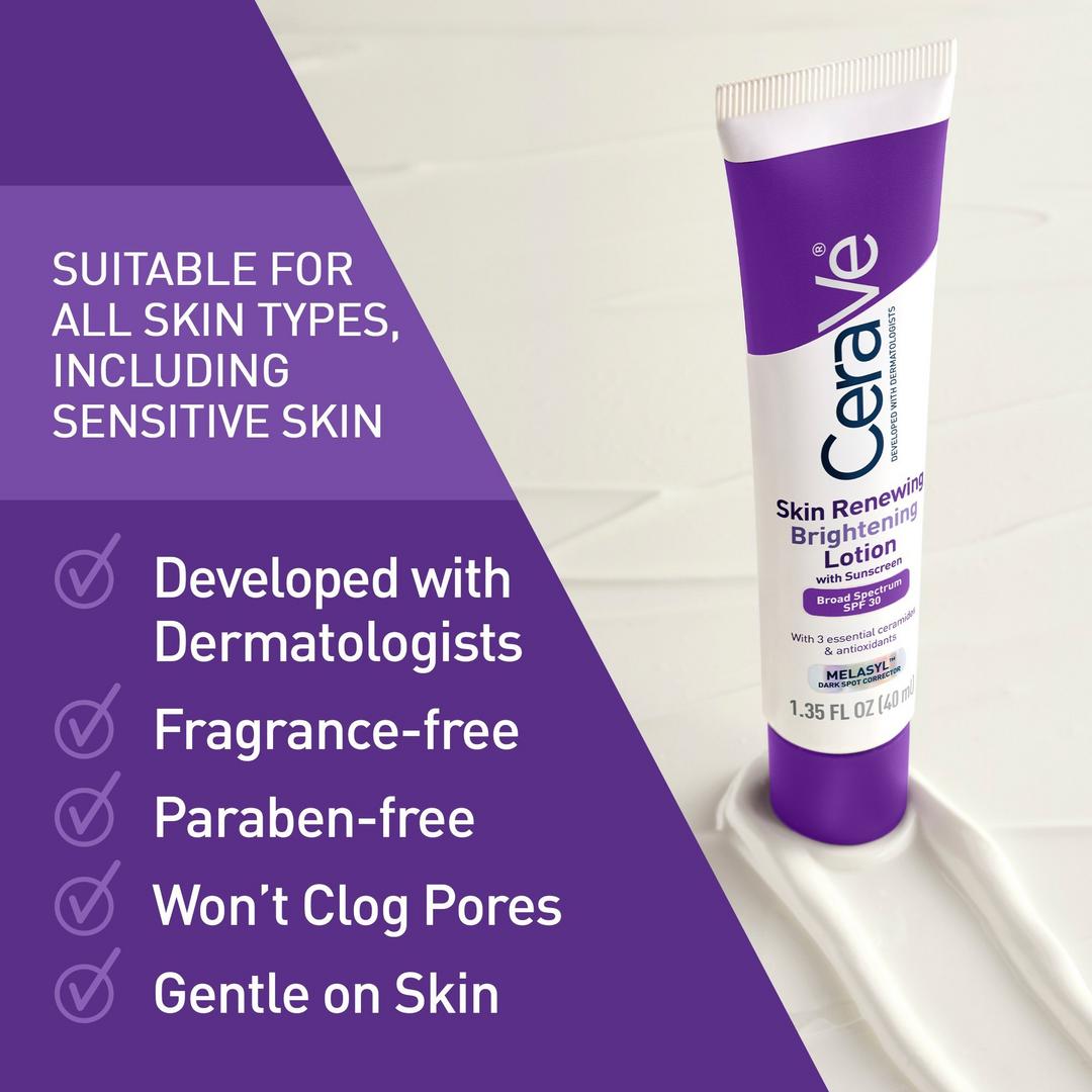 CeraVe Skin Renewing Brightening Lotion SPF 30