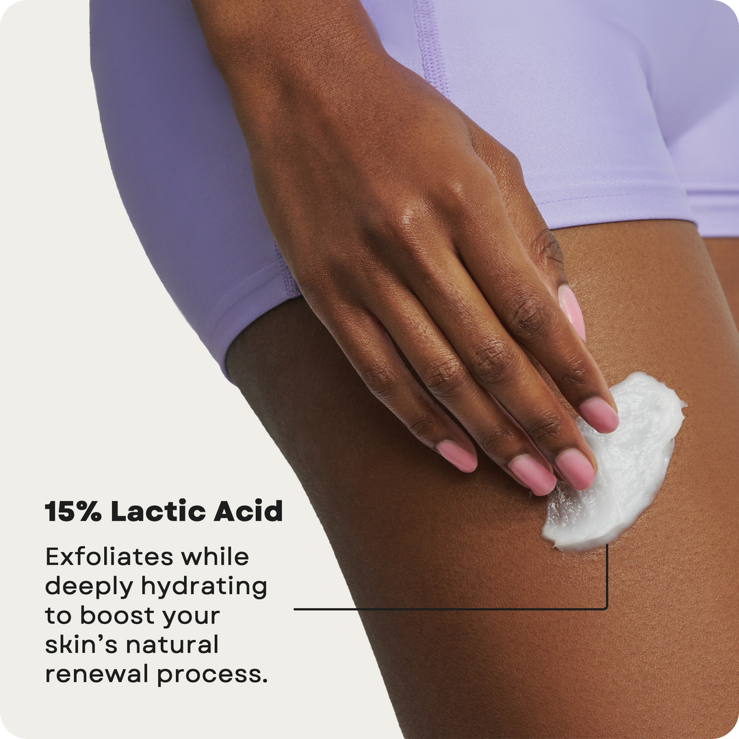 Crème AmLactin KP Bumps Be Gone avec 15 % d'acide lactique AHA