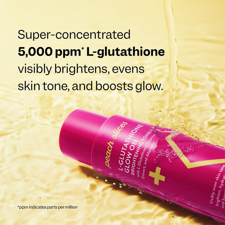 Peach Slices L-Glutathione Glow On Brightening Toner