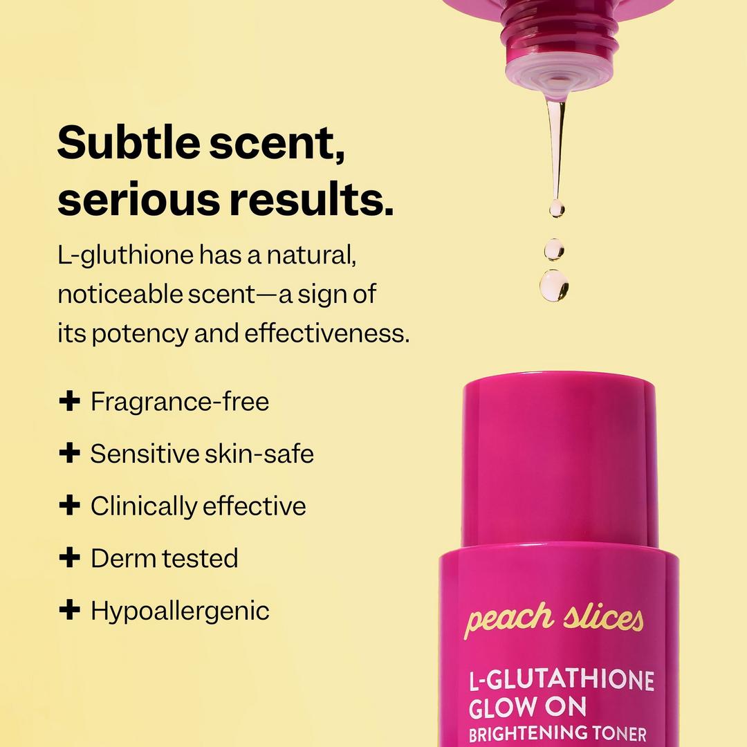 Peach Slices L-Glutathione Glow On Brightening Toner