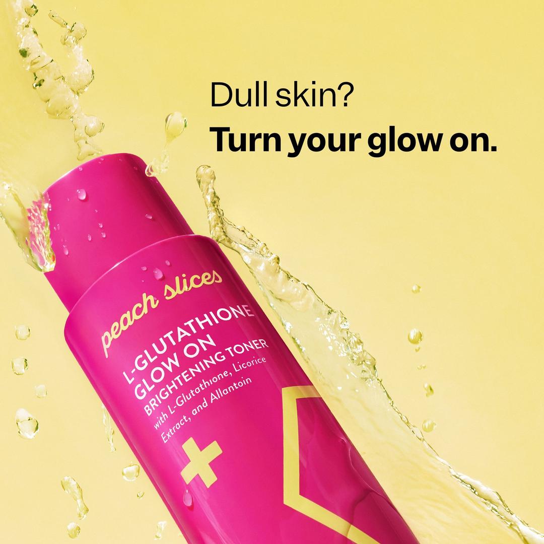 Peach Slices L-Glutathione Glow On Brightening Toner