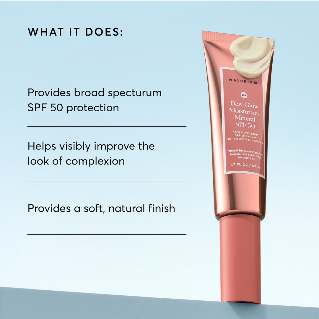 Naturium Dew-Glow Moisturizer Mineral SPF 50