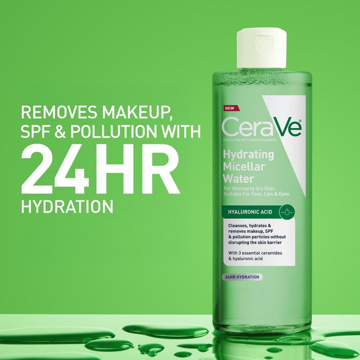 CeraVe Hydrating Micellar Water & Makeup Remover