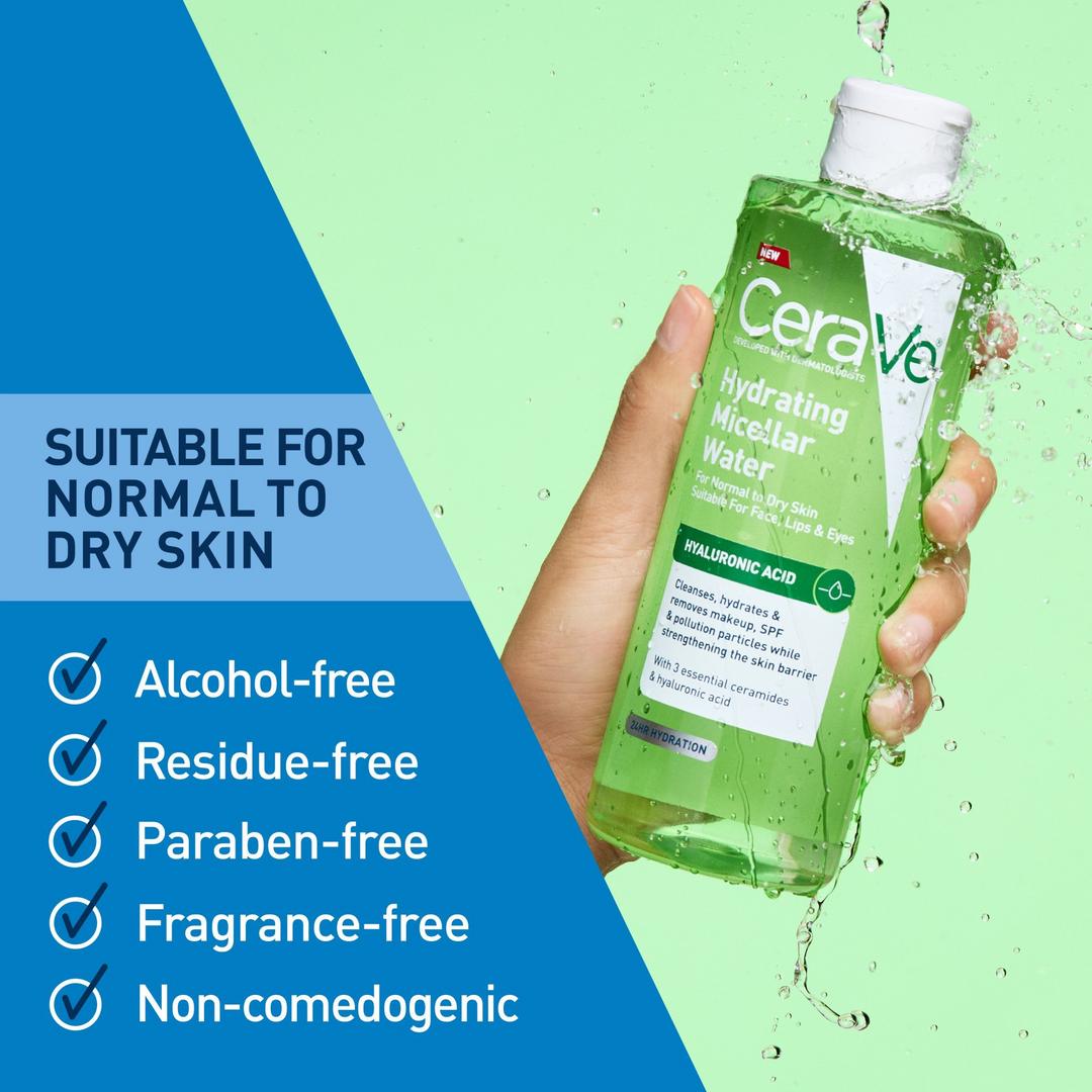 CeraVe Hydrating Micellar Water & Makeup Remover