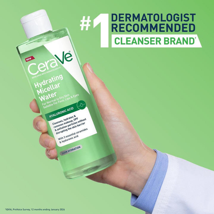 CeraVe Hydrating Micellar Water & Makeup Remover