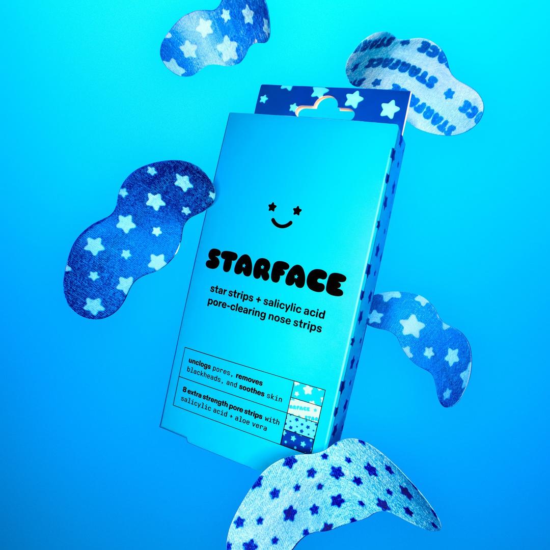 Starface Star Strips + Salicylic Acid Pore-Clearing Nose Strips